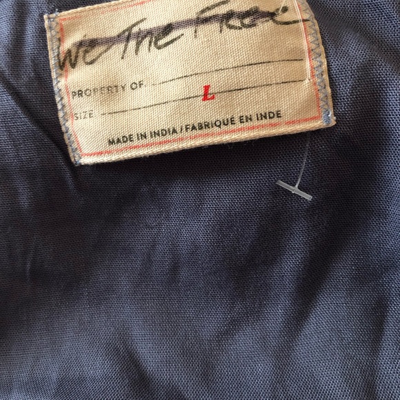 NWOT Cloud 9 velvet top by We The Free from Free People in size Large - Picture 4 of 7